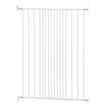 Safetots Extra Tall Screw Fitted Baby Pet Dog Safety Stair Gate White 62-106cm