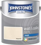 Johnstone's - Wall & Ceiling Paint - Magnolia - Matt Finish - Emulsion Paint - -