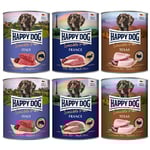 Ekonomipack: Happy Dog Sensible Pure 12 x 800 g - Mix 3 sorter