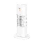 Personal Oscillating Table Tower Fan – Small, Quiet, Portable, Electric Plug-In, Mini Desktop Fans for Staying Cool At Home and Office, Day and Night