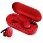 Tws Bluetooth V4.2 Wireless Earbuds Earphones For Smart Phones Red