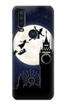 Peter Pan Fly Full Moon Night Case Cover For Motorola One Action (Moto P40 Power)