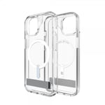 ZAGG iPhone 13/iPhone 14/iPhone 15 Skal Crystal Palace Snap Kickstand Clear