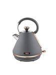 Tower Cavaletto 1.7L Pyramid Kettle - Grey &Amp; Rose Gold