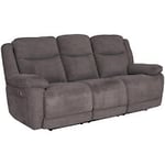Nordic Furniture Group Freddy 3-sits reclinersoffa tyg grå B218 cm