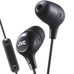 JVC HA-FR38M-B-E Marshmallow Custom Fit In-Ear Headphone with Remote and Microphone - Black, 6.0 cm*31.0 cm*19.0 cm