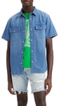 Levi's Men's Ss Relaxed Fit Western Shirt, Tombstone Stonewash, M