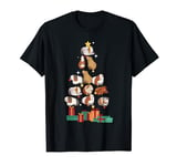 Guinea Pig Christmas Tree Cute Pigs Tee Graphic T-Shirt