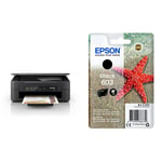 Epson Expression Home XP-2150 Print/Scan/Copy Wi-Fi Printer, Black & 603 Black Starfish Genuine, Ink Cartridge, Standard Capacity