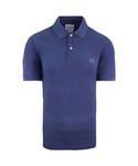 Lacoste Classic Fit Mens Dark Purple Polo Shirt Cotton - Size X-Small