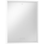 Hansgrohe Xarita E spejl med lys, dæmpbar, touch, 60x70,6 cm, mat hvid