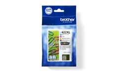 Brother LC422XLVAL multipack bläckpatron 4-pack bläckpatroner för 1.500 färgsidor eller 3.000 svarta sidor