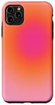 Coque pour iPhone 11 Pro Max Rose et orange dégradé mignon aura esthétique
