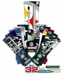 Xbox 360 NFL Interchangeable Faceplate x 32 Teams - (New)