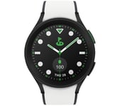 SAMSUNG Galaxy Watch5 Pro BT Golf Edition with Bixby & Google Assistant - Black Titanium, 45 mm, Silver/Grey,White,Black