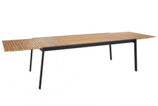 Brafab - Naos Matbord 220-320 cm Svart/Teak