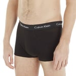 Calvin Klein Kalsonger 9P Cotton Stretch Low Rise Trunks Svart 992 bomull Small Herr