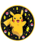 8 St Pokémon Pikachu Pappstallrikar 23 Cm