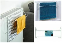 3 x 2 Bar Radiator Airer Dryer Clothes Drying Rack Towel Rail Holder Hanger