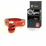 Ex-Pro® Bicycle Aluminium above Handlebar mount for Gopro HD Hero3+ 3 2 Red