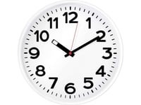 Eurotime 82321 Kvarts Väggklocka Vit