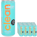 24 x Clean Drink Funktionsdryck Mango Persika | 24 x 330 ml