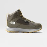 The North Face Teens' Fastpack Waterproof Mid Hiking Boots NEW TAUPE GREEN/MINERAL GOLD (7W5V 9Y3)