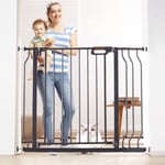 VEVOR Baby Gate Safety Stair Gate Dog Barrier Doorway 29.5"-39" Wide x 30" Tall