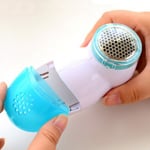 Portable Electric Clothes Pill Fluff Remover Fabrics Lint Sweate Blue