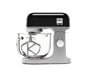 Kenwood kMix Stand Mixer for Baking, Stylish Kitchen Mixer with K-Beater, Dough Hook and Whisk, 5 Litre Glass Bowl, Removable Splash Guard, 1000 W, Black