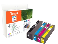 Peach PI300-750, Compatible, Svart, Cyan, Magenta, Gul, HP, Combo pack, PageWide Pro 450 Series, PageWide Pro 452 dn, PageWide Pro 452 dw, PageWide Pro 452 dwt, PageWide..., 4 styck