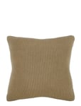 Cushion Knitted Lines Home Textiles Cushions & Blankets Cushion Covers Green Present Time