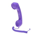 (Purple) Telephone Headset Works With Most Mobile Devices 3.55mm Clear