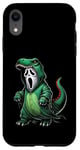 Costume de fantôme portant un dinosaure pour Halloween Cosplay T-Rex Coque pour iPhone XR