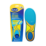 Scholl Semelles GelActiv pour homme - Pour chaussures décontractées - Pieds confortables toute la journée, avec rembourrage en mousse à mémoire de forme et technologie GelWave - Taille 40-46,5