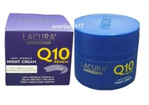 Lacura Q10 Anti-Wrinkle formula from premature ageing Face Night Cream 1 X 50ML