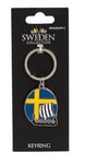 Sverige Souvenir Nyckelring Flagga & Vikingabåt