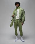 Men’s Nike Air Jordan Brooklyn Fleece Olive Green Joggers Trousers Size Large