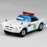 Bilar Disney Pixar Bilar 2 3 Leksak Lightning McQueen Mater Sheriff Legering Metallmodellbil 1:55 Metallleksaker Fordon Pojkbarn Presenter (endast en bil)