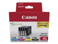 Canon PGI-2500XL BK/C/M/Y Multipack - 4-pack - XL - svart, gul, cyan, magenta - original - bläcktank - för MAXIFY iB4050, iB4150, MB5150, MB5155, MB5350, MB5450