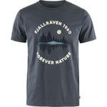 Fjällräven Mens Forest Mirror T-shirt (Blå (NAVY/560) Medium)