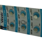 Pack de 10 piles Vinnic pour SWATCH IRONY MEDIUM INOX - Garantie 1 an