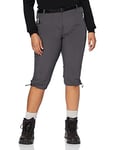 Regatta Womens Xert Stretch Capris Light Shorts Seal Grey , 12 UK