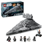 LEGO Star Wars Le Destroyer Stellaire de Classe Impérial - Vaisseau à Construire pour Enfant, Inclut Les Personnages Dark Vador et Cal Kestis - Cadeau d’Anniversaire pour Garçons et Filles 75394