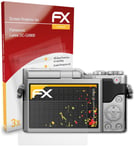 atFoliX 3x Screen Protection Film for Panasonic Lumix DC-GX800 matt&shockproof