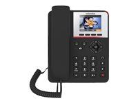 Swissvoice CP2502 - Téléphone VoIP avec ID d'appelant/appel en instance - (conférence) à trois capacité d'appel - SIP v2 - noir