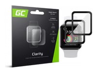 Green Cell Clarity - Skärmskydd För Smart Klocka - 2.5D - Glas - Ramfärg Svart - För Apple Watch Hermès Series 9, Series 10, Series 8, Series 9, Ultra, Ultra 2