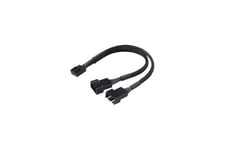 Akasa PWM Fan Splitter - strömdelare för fläkt - 4-stifts PWM till 4-stifts PWM - 15 cm