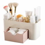Makeup-arrangör, kosmetikarrangör/låda för badrum, arrangörslådor, makeup-borstearrangör, utrymmesbesparande förvaringslåda för makeup-förvaring