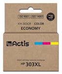 Actis KH-303CR bläck för HP-skrivare, ersättnings HP 303XL T6N03AE; Premie; 18 ml; 415 sidor; färg